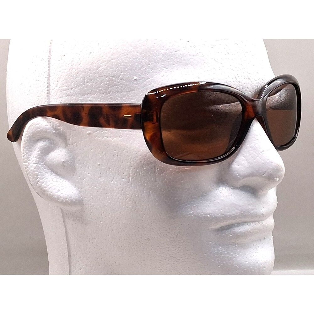 Foster Grant Election Women's Wrap Polarized Amber Brown Sunglasses - Picture 14 of 15